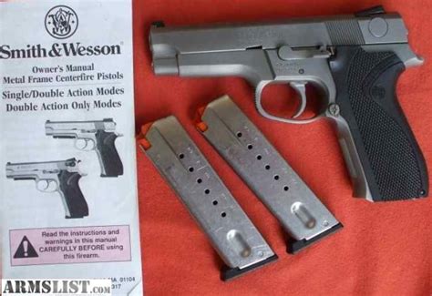 Armslist For Sale Sandw 9mm Stainless Steel Pistol 5946 Smith And Wesson