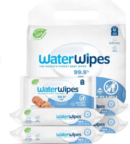 WaterWipes Plastic Free Original Baby Wipes Set Of 5 Kroger