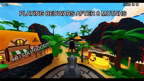 Playing Bedwars After Months Roblox Bedwars Youtube