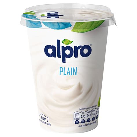 Alpro Plain Yoghurt Alternative 500g Yogurt Iceland Foods