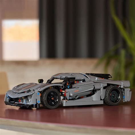 Lego Technic Koenigsegg Jesko Absolut Grey Hypercar Set 42173