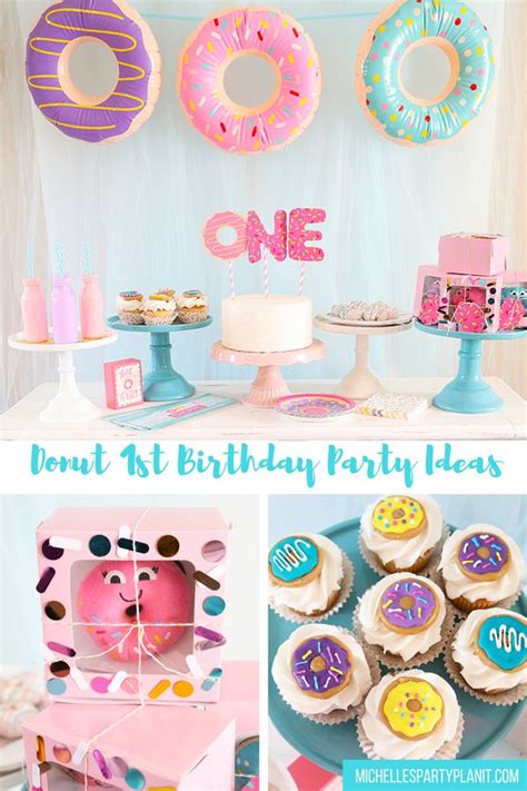 Donut Themed First Birthday Party Idea Donut Birthday Parties Donut