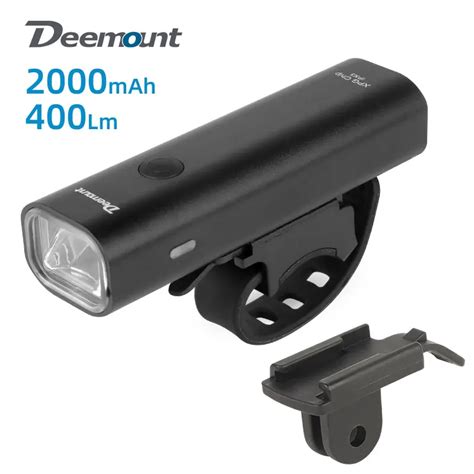 Deemount Bisiklet Far N Ayd Nlatma 350 L Men 2000mAH Pil USB Arj LED El