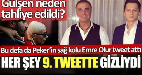 Sedat Peker In Sa Kolu Emre Olur Tweet Att Her Ey Tweette