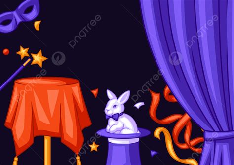 Magician Background With Magic Items, Banner, Gamble, Border Background
