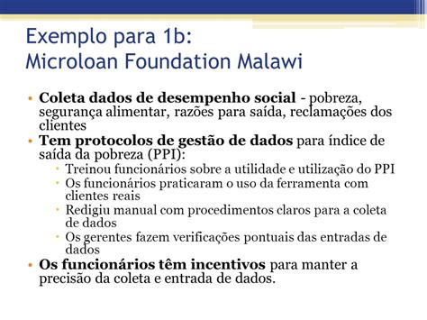 Finanças inclusivas responsáveis Treinamento introdutório Dia 1 Nome do