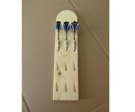 Wood Dart Holder 9 Throwing Darts Wall Rack Dart Tree T Etsy