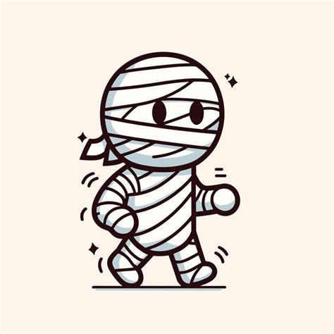 Premium Photo Cute Mummy Cartoon Character Vector Illustration In