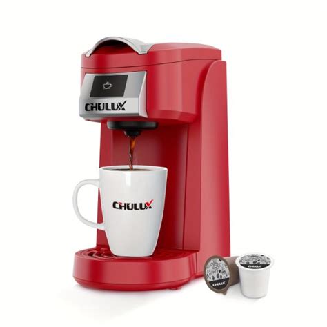 Dropship Chulux Single Serve Coffee Maker Red Kcup Pod Coffee Brewer