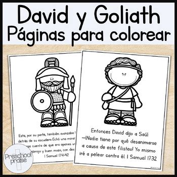 David Y Goliath P Ginas Para Colorear Spanish Bible Coloring Pages