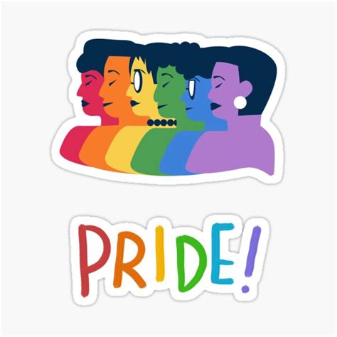 Lgbt Lesbian Pride Flag Sticker For Sale By Marietadesigns Redbubble