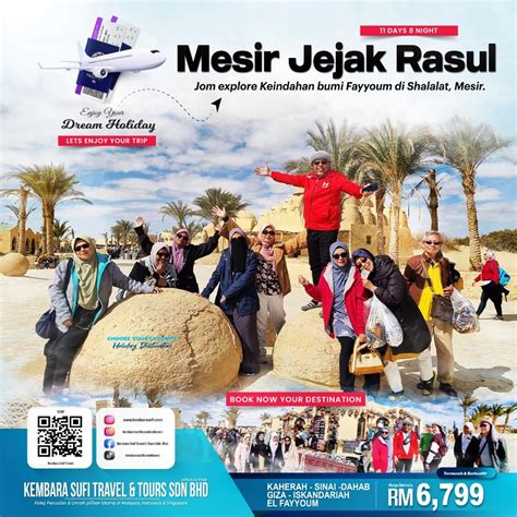 Pakej Ke Mesir Jejak Rasul 11 Hari Tickets Vouchers Flights