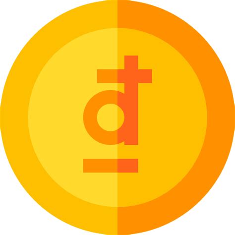 dong basic straight flat icon