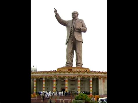 Telangana CM KC Rao Unveils Massive BR Ambedkar Statue On Dalit Icon S