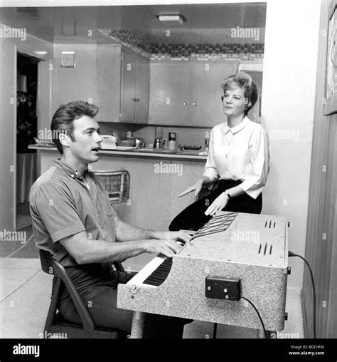 Clint Eastwood And Wife Maggie Johnson About 1963 Stock Photo 25478088