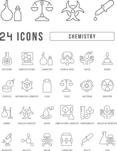 Structure Molecules In Chemistry Royalty Free Vector Image