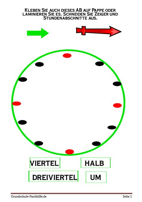 Grundschule Nachhilfe De Arbeitsblatt Nachhilfe Mathe Klasse 2 Die Uhr Teil 2