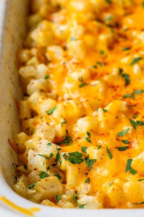 Crock Pot Cheesy Potatoes An Easy Potato Side Dish In 2020 Potato