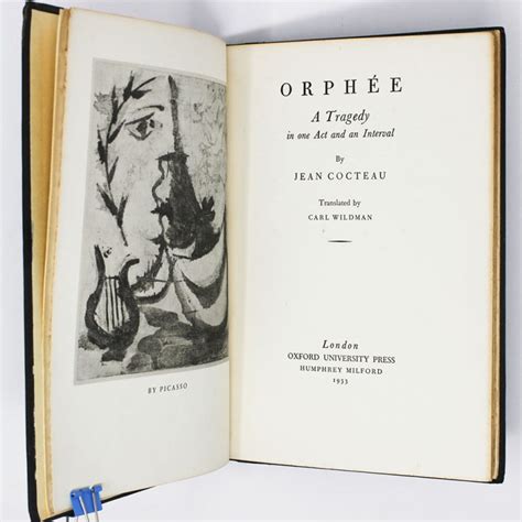 Orphee By Pablo Picasso Jean Cocteau Memoirs Of India