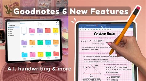 Goodnotes New Features A I Handwriting More Ipad Note Taking