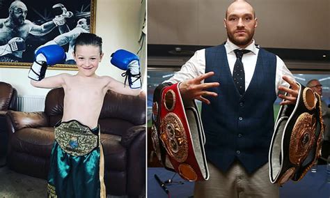 Tyson Fury Proudly Announces His Son Is Starting Young As He Poses In