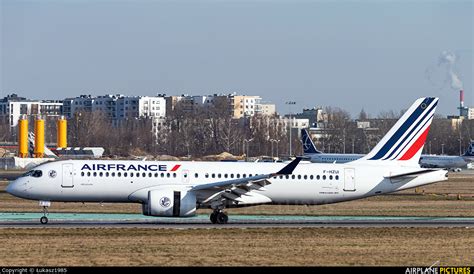 F HZUI Air France Airbus A220 300 At Warsaw Frederic Chopin Photo