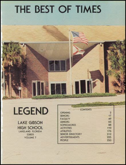 Explore 1986 Lake Gibson High School Yearbook, Lakeland FL - Classmates