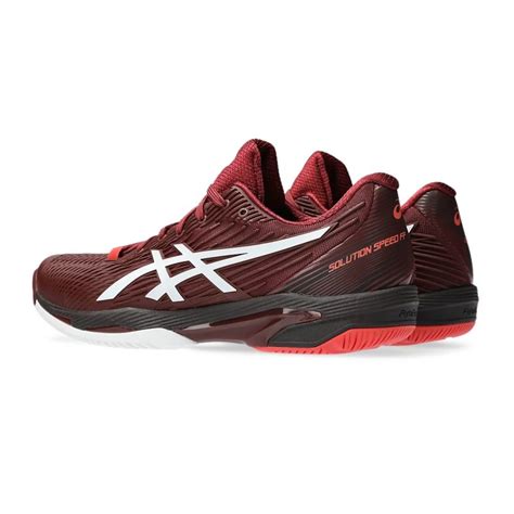 Asics รองเท้าเทนนิสผู้ชาย Solution Speed Ff 2 Antique Redwhite 1041a182 602 Apx