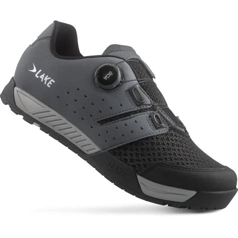 Lake Mx Mtb Schuhe Herren Schwarz Silber Bike