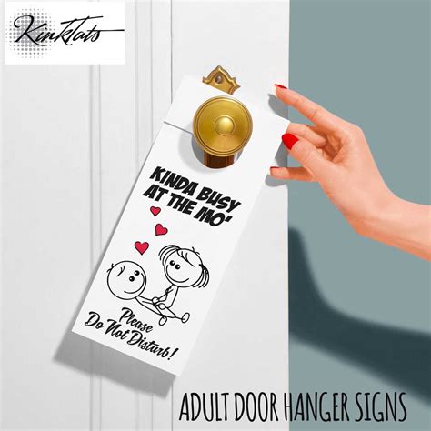 3 Adult Do Not Disturb Door Signs 40 To Choose From Having Sex Door Sign Funny Door Sign Adult