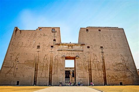 The Entrance To An Ancient Egyptian Temple