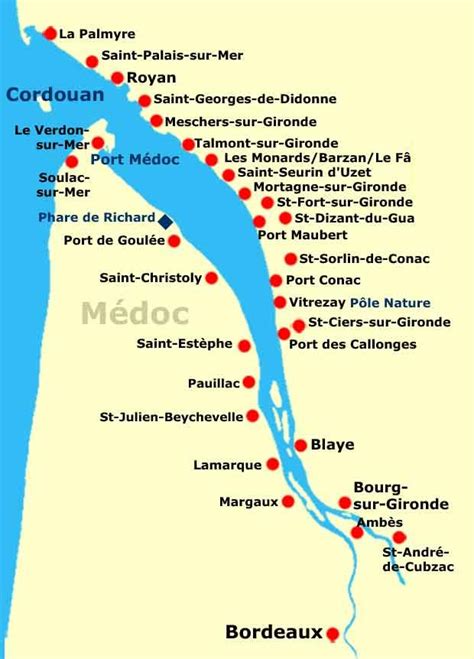 L estuaire de la Gironde de Bordeaux à Cordouan Charente Maritime et