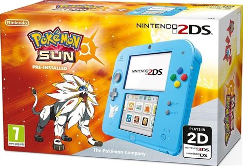 Nintendo 2ds Light Blue And Pokemon Sun Skroutzgr