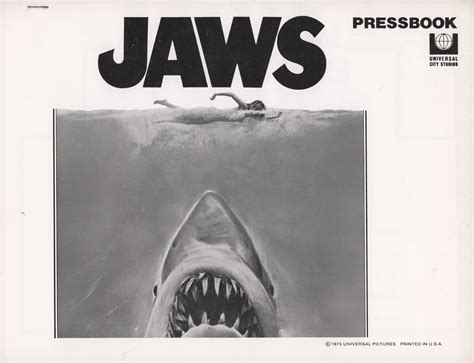 Jaws Original 1975 U.S. Movie Pressbook - Posteritati Movie Poster Gallery