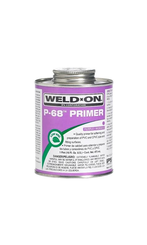 Weld On P Pint Pvc Cpvc Purple Primer Oz Toronto Pool Supplies