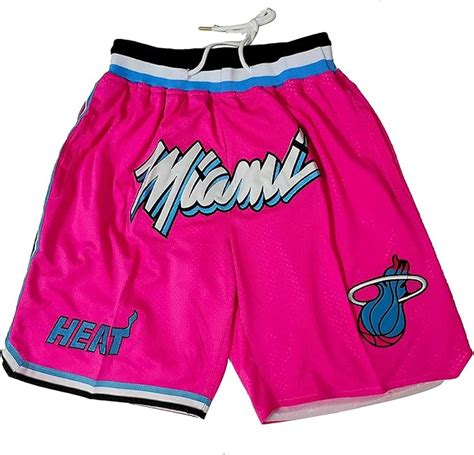 XYXYMM Pantaloncini Miami Heat City Edition Pantaloncini Da Basket Da