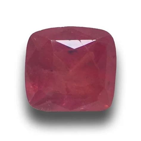 Red Gemstone Precious Ruby Stone Shape Oval Round And Square Rs