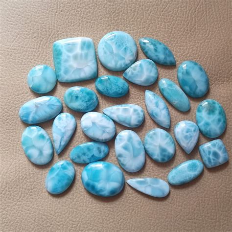 Designer Larimar Loose Gemstone Barahona Natural Larimar Lot Wholesale