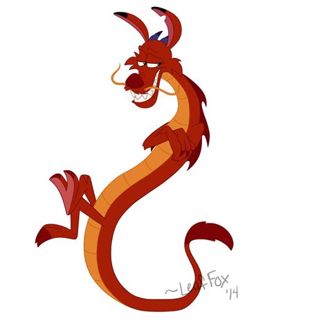 Mushu - Disney Dragon Collaboration by LeafFox on DeviantArt