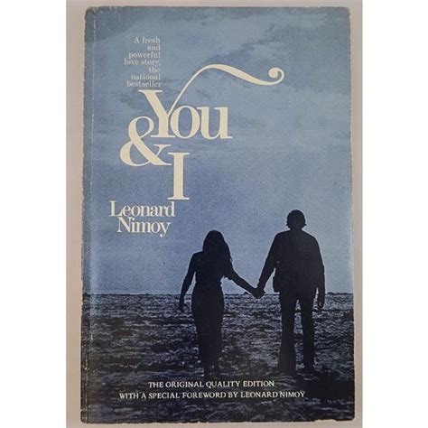 You And I Poetry Book By Leonard Nimoy From His Personal Collection Leonard Nimoy S Shop Llap