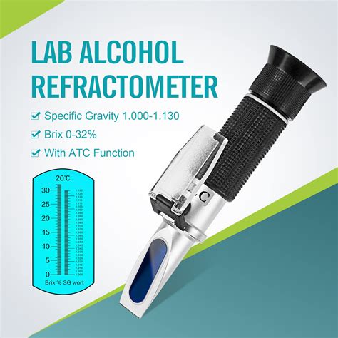 Lachoi Atc Beer Brix Alcohol Refractometer For Beer