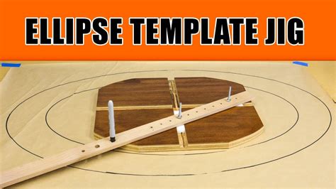 How To Make An Ellipse Template Jig Oval Template Jig YouTube