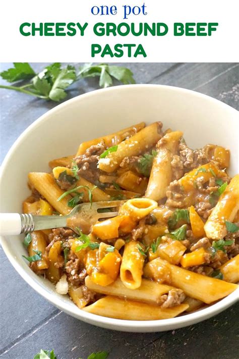 Ground Beef Pasta Recipes No Tomato