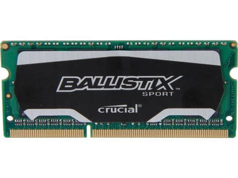 Crucial Ballistix Sport Sodimm 8gb 204 Pin Ddr3 So Dimm Ddr3l 1600