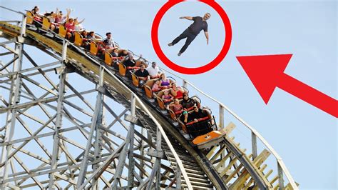 Roller coaster accident caught on camera - YouTube