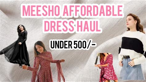 Meesho Affordable Dress Haul Under 500 Meesho Modest Fashion Haul