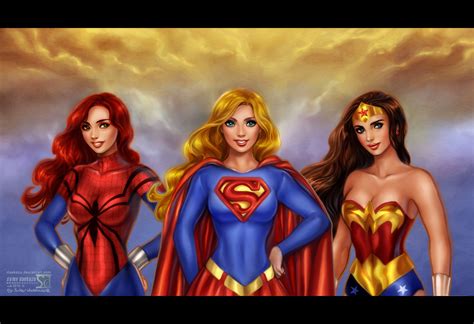 Super Girls By Daekazu On Deviantart