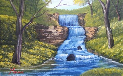 Dibujo De Una Cascada De Agua Imagui