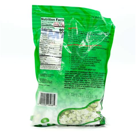 Wel Pac Edamame Soybeans Shelled 1 Lb 454 G Well Come Asian Market