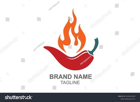 Hot Chili Logo Designs Concept Vector Stock Vector Royalty Free 2200303597 Shutterstock